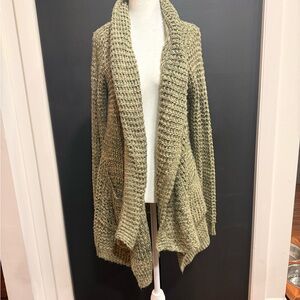 BDG (urban outfitters) Cozy waffle knit Olive Green Sweater - Medium